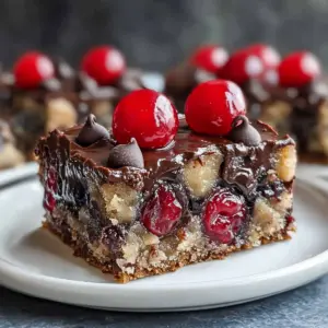 Chocolate Covered Cherry Magic Bars