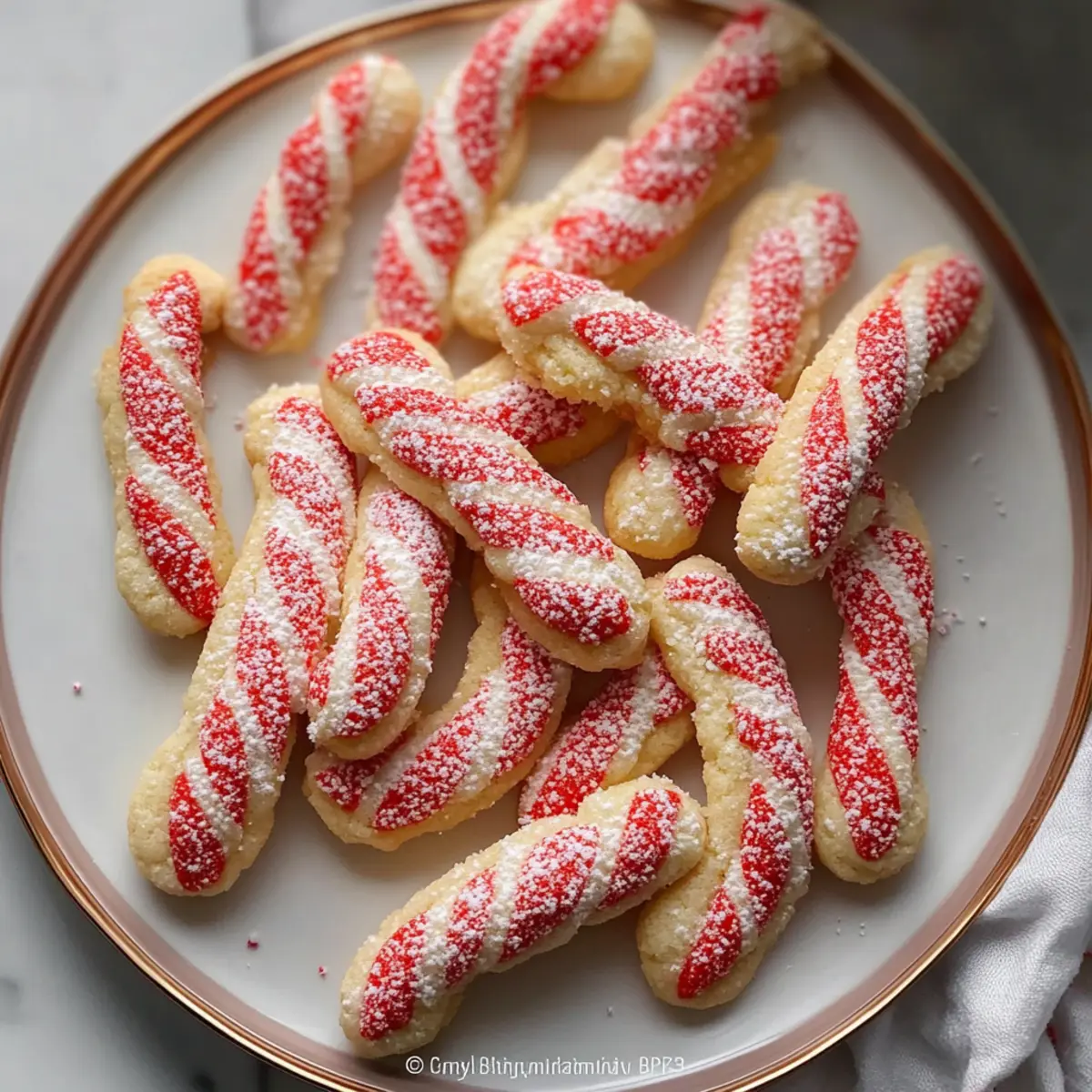 Candy Cane Cookies