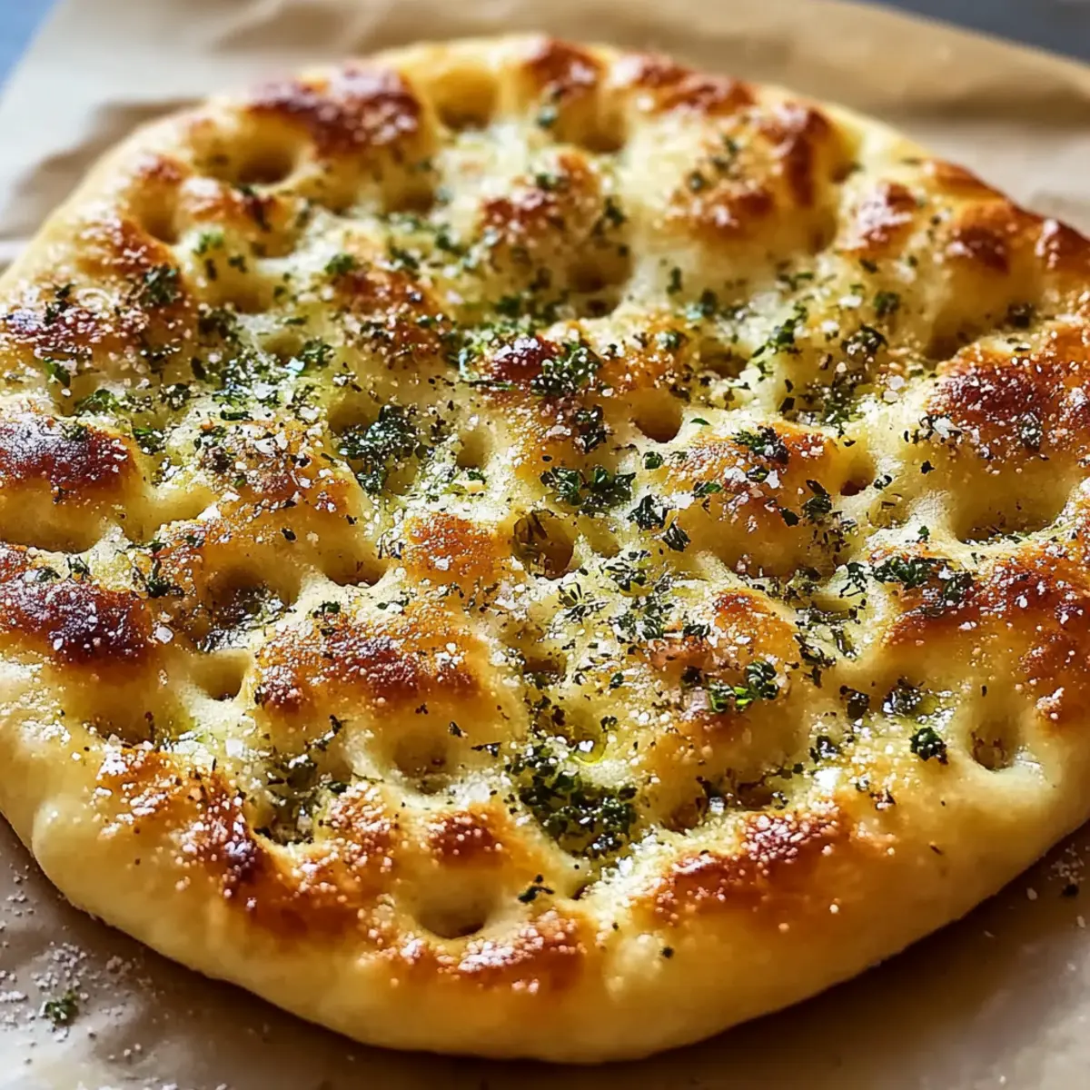 Garlic Parmesan Focaccia Bread