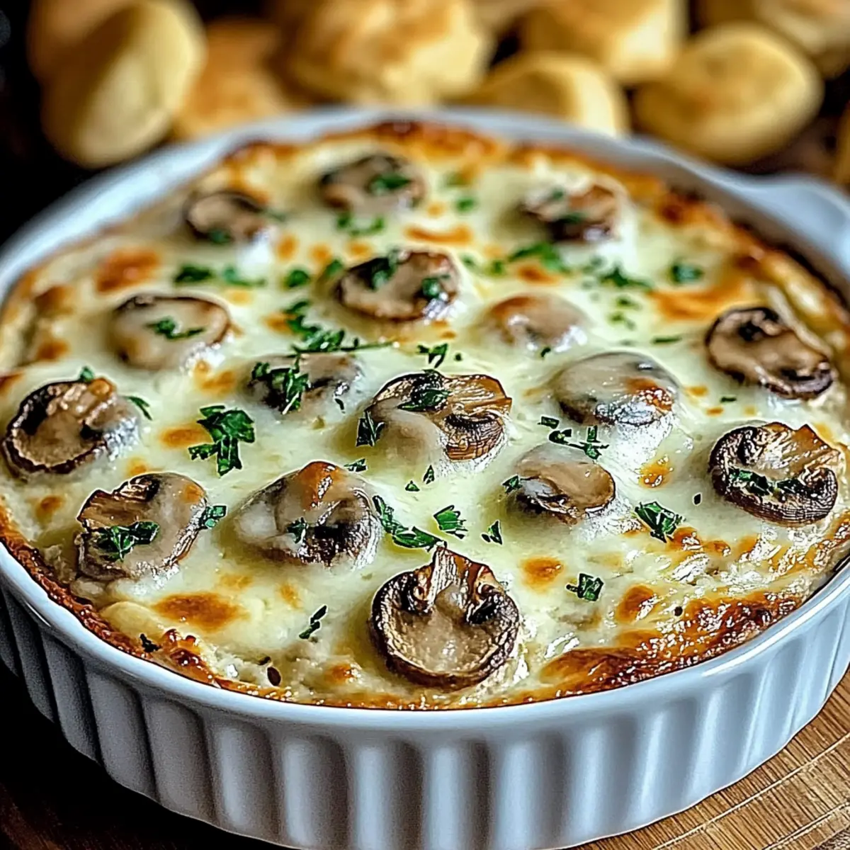 Creamy Stuffed Mushroom Dip That Will Wow Your Guests