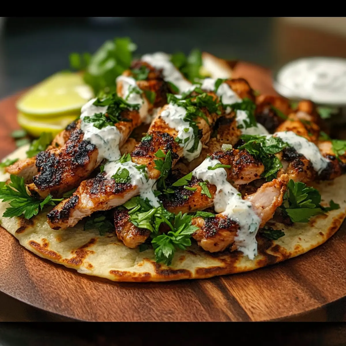 Chicken Shawarma with Garlic Sauce