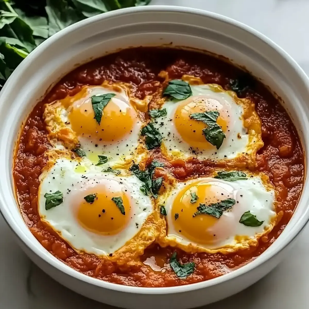 Italian Eggs in Purgatory