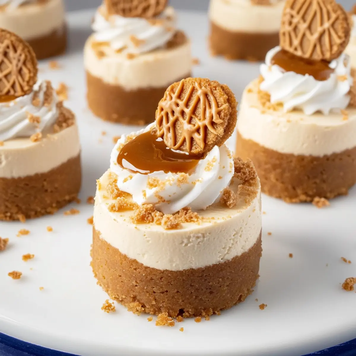 Mini Biscoff Cheesecakes