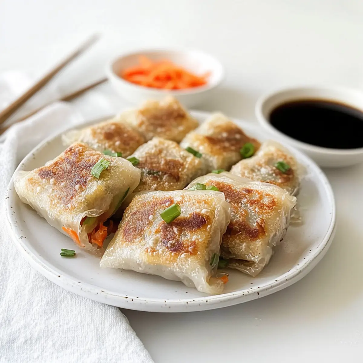 Crispy Rice Paper Dumplings
