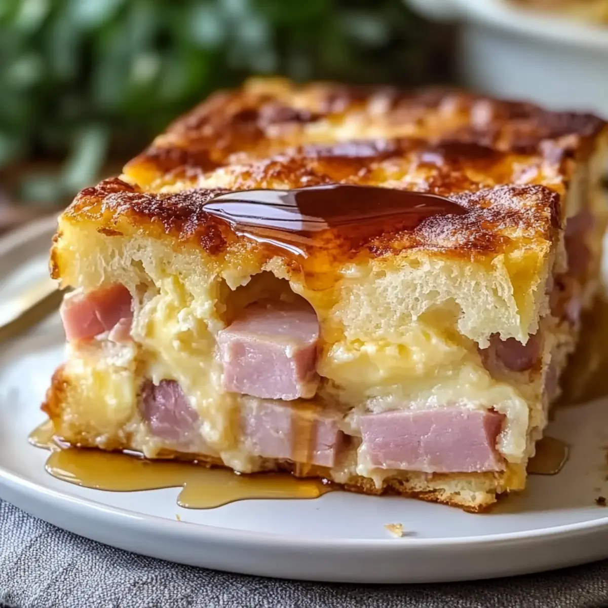 Monte Cristo Breakfast Casserole