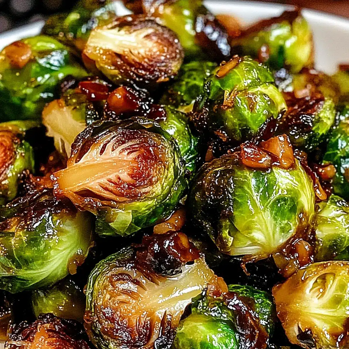 Honey Balsamic Brussels Sprouts