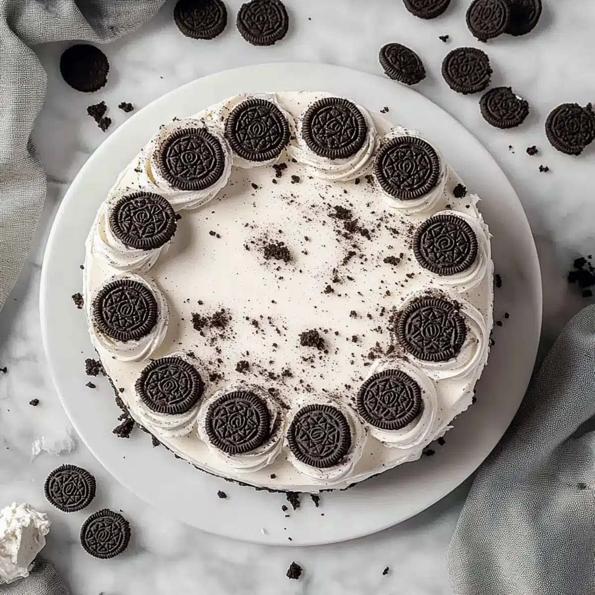 No-Bake Oreo Cheesecake