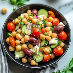 Mediterranean Chickpea Salad