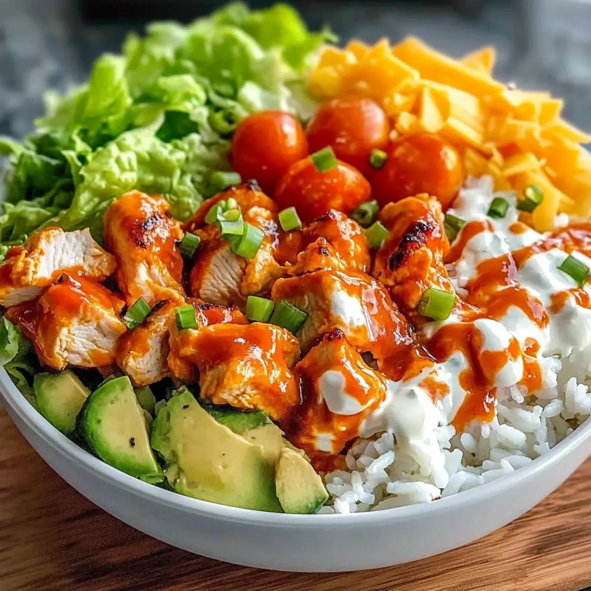 Buffalo Chicken Protein Bowl