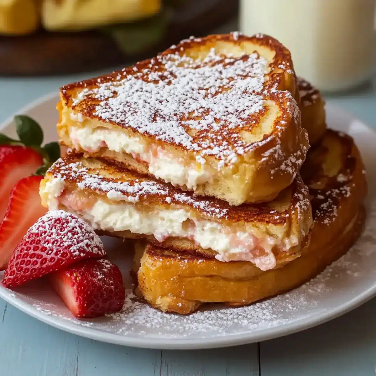 Cream Cheese Stuffed French Toast