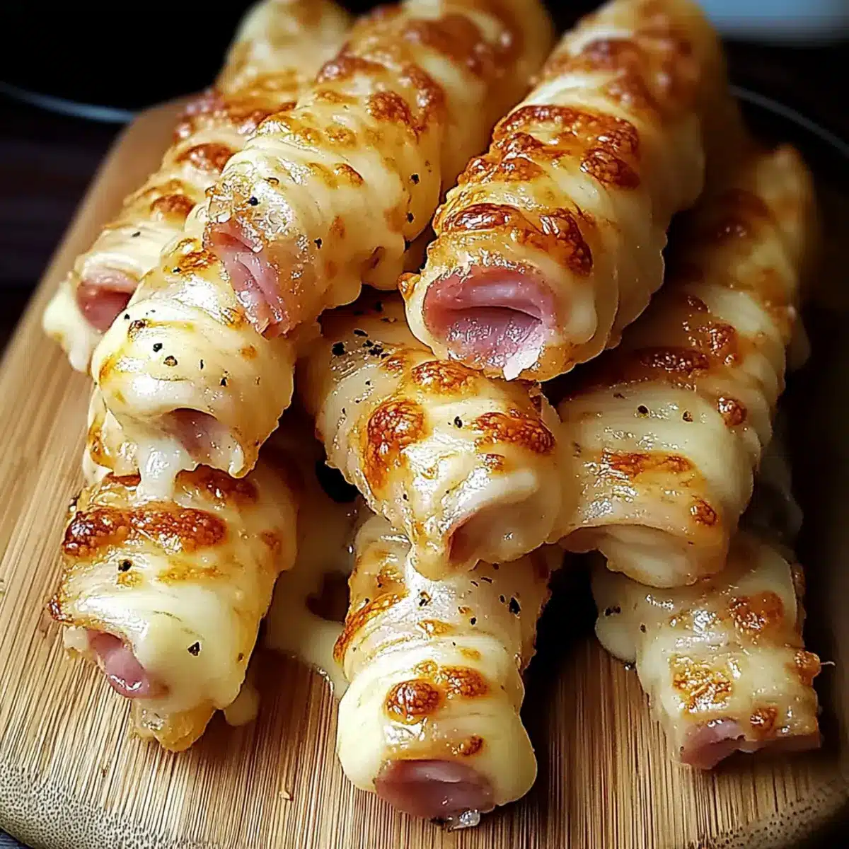 Ham and Cheese Sticks