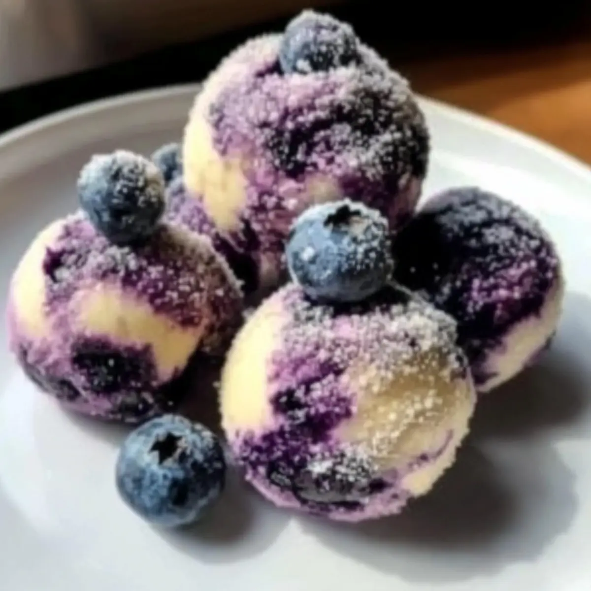 Blueberry Cheesecake Protein Bites