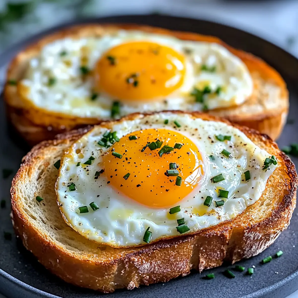 Air Fryer Egg and Cheese Toast