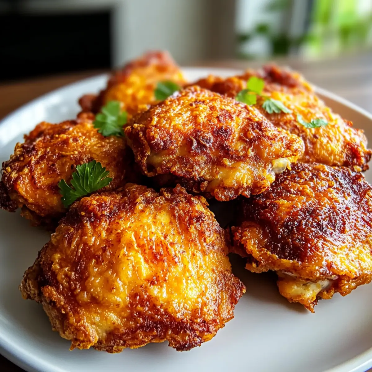 Oven-Fried Chicken Thighs