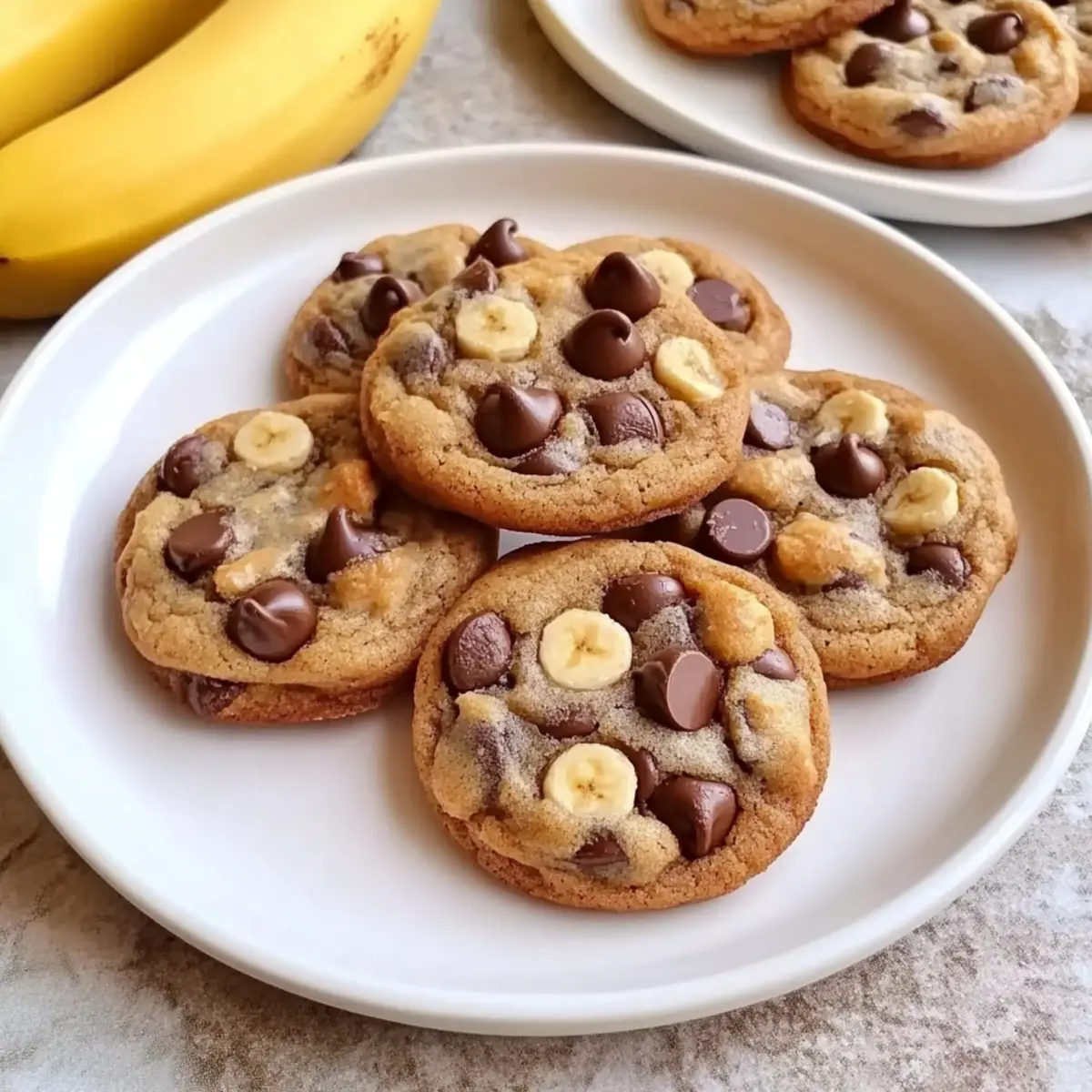 Banana Bread Chocolate Chip Cookies
