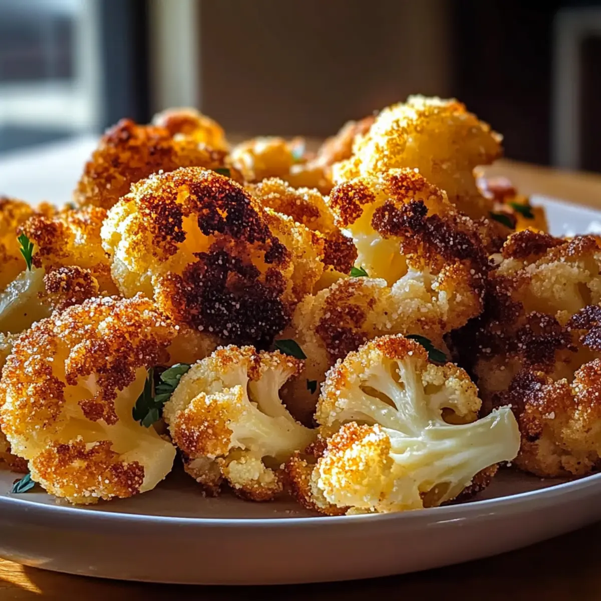 Crispy Roasted Cauliflower