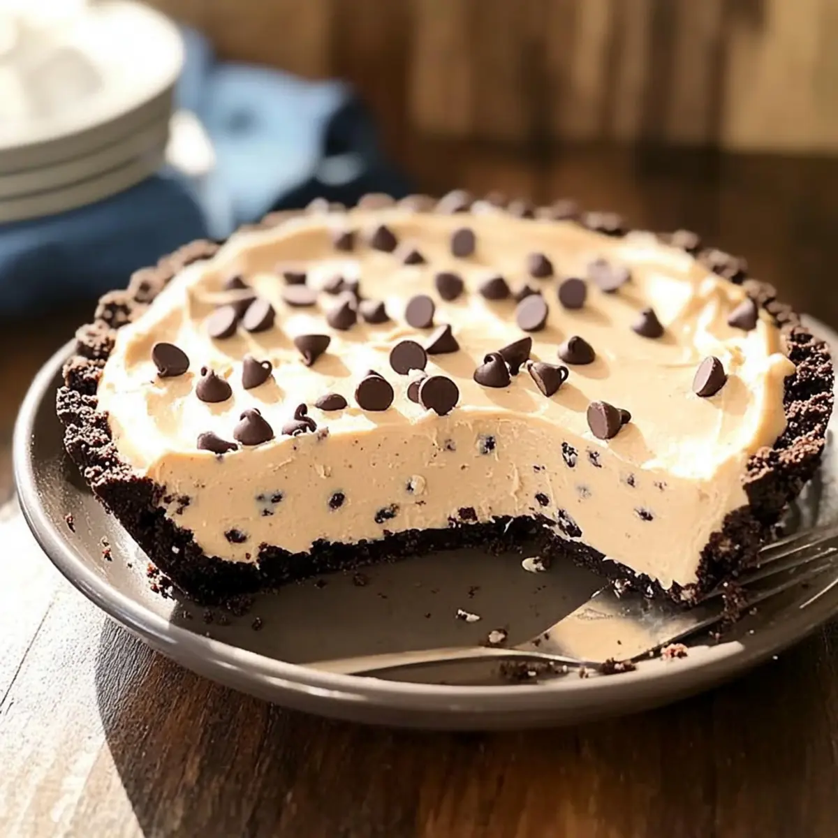 Chocolate Chip Peanut Butter Pie