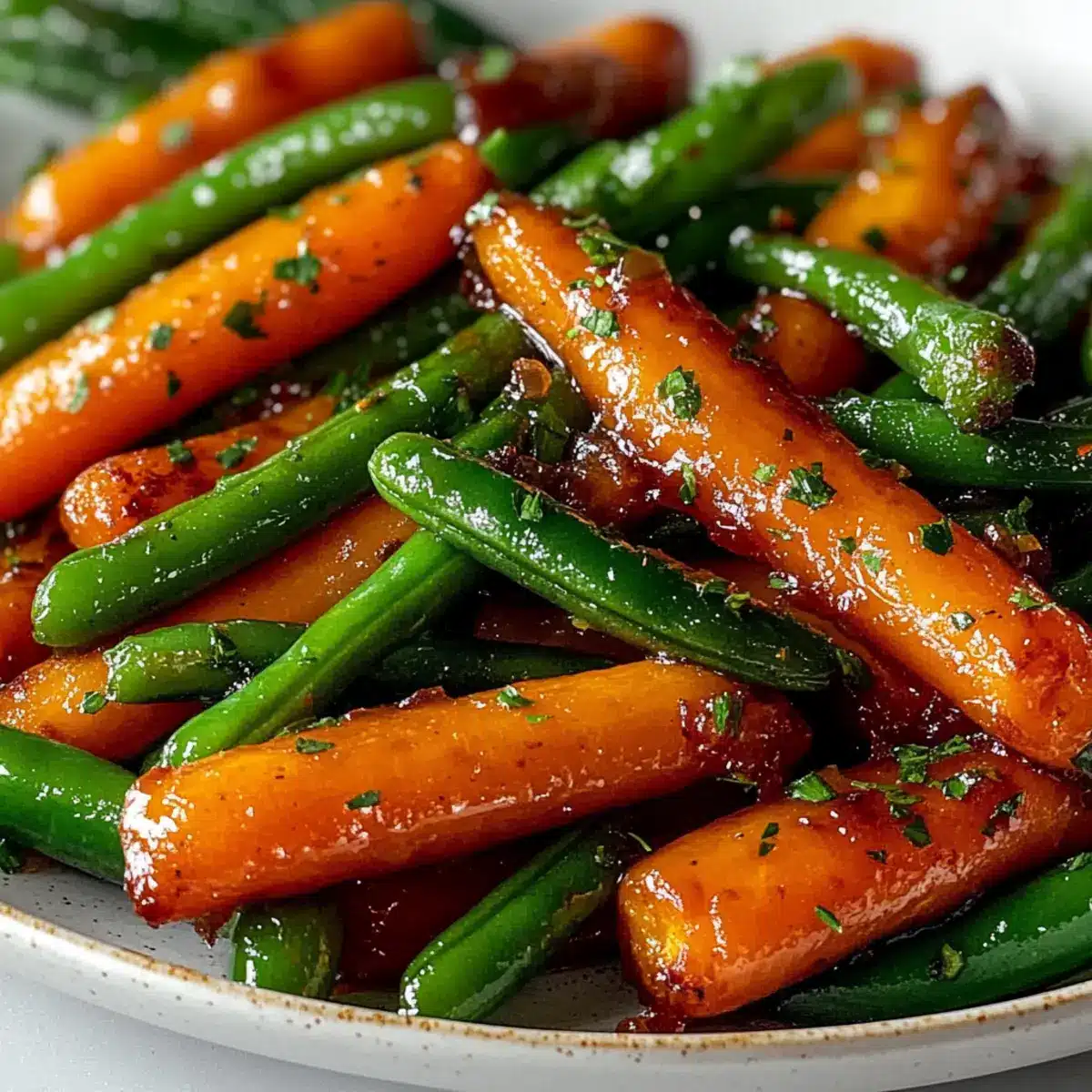 Honey Glazed Carrots & Green Beans