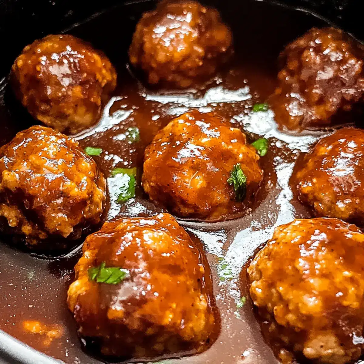 Braised Meatballs in Red Wine Gravy