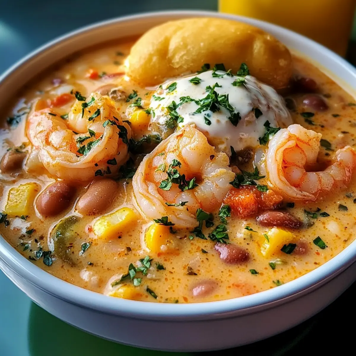 Creamy Seafood and Shrimp Chili