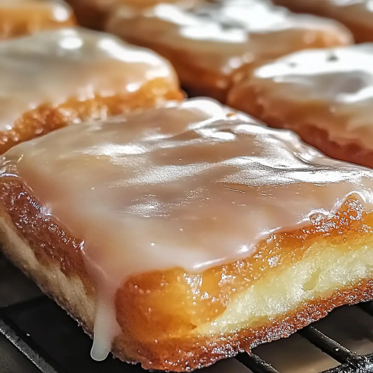 Maple Donut Bars