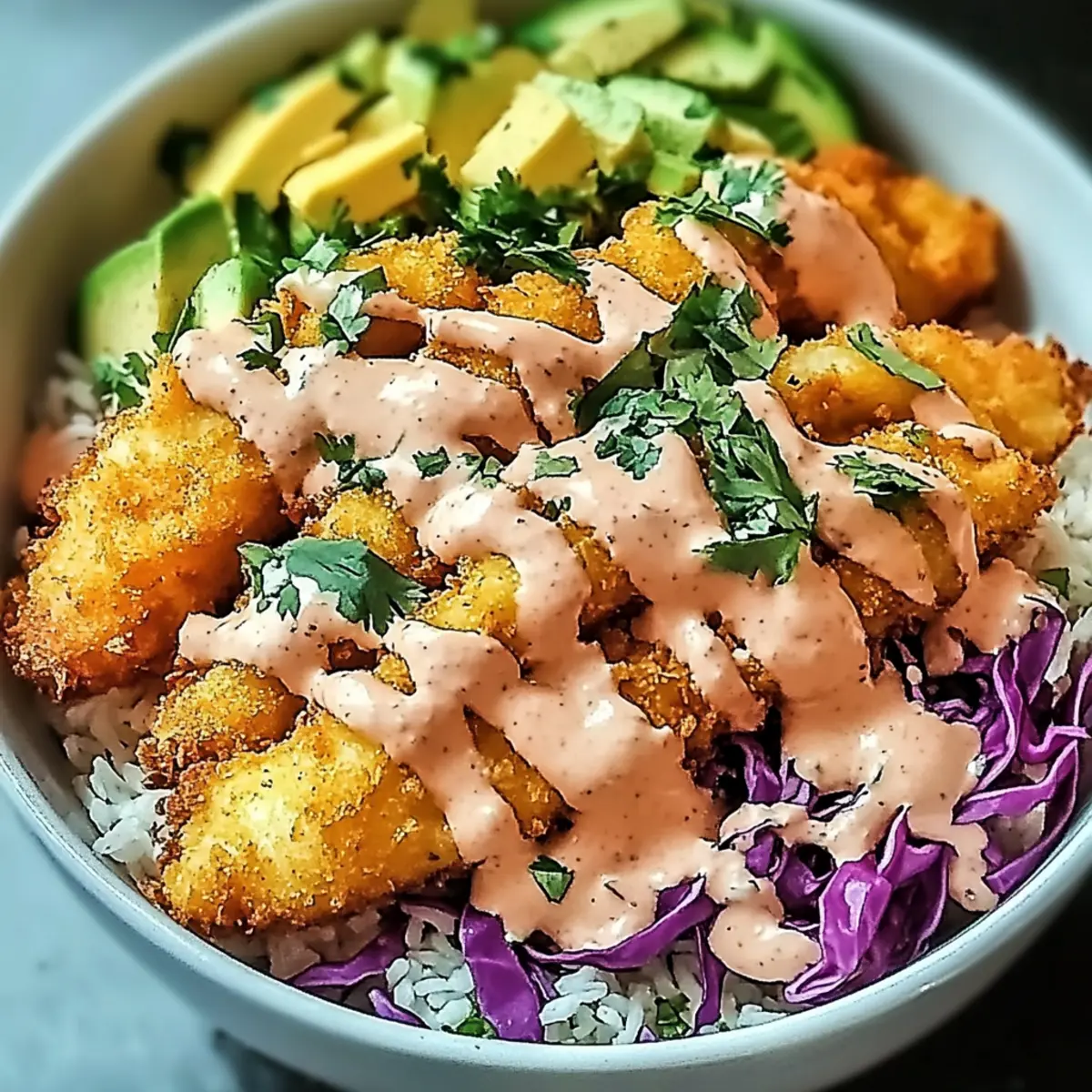 Crispy Fish Taco Bowls