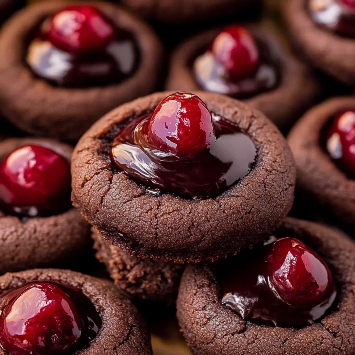 Chocolate Cherry Cookies