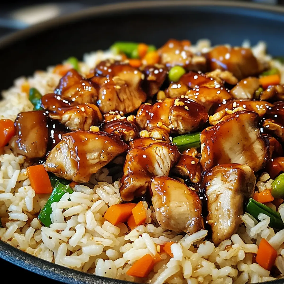 One-Pan Bold Honey BBQ Chicken Rice