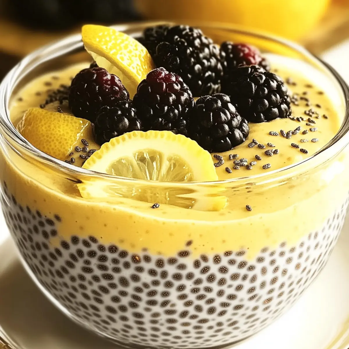 Lemon Cream Chia Pudding