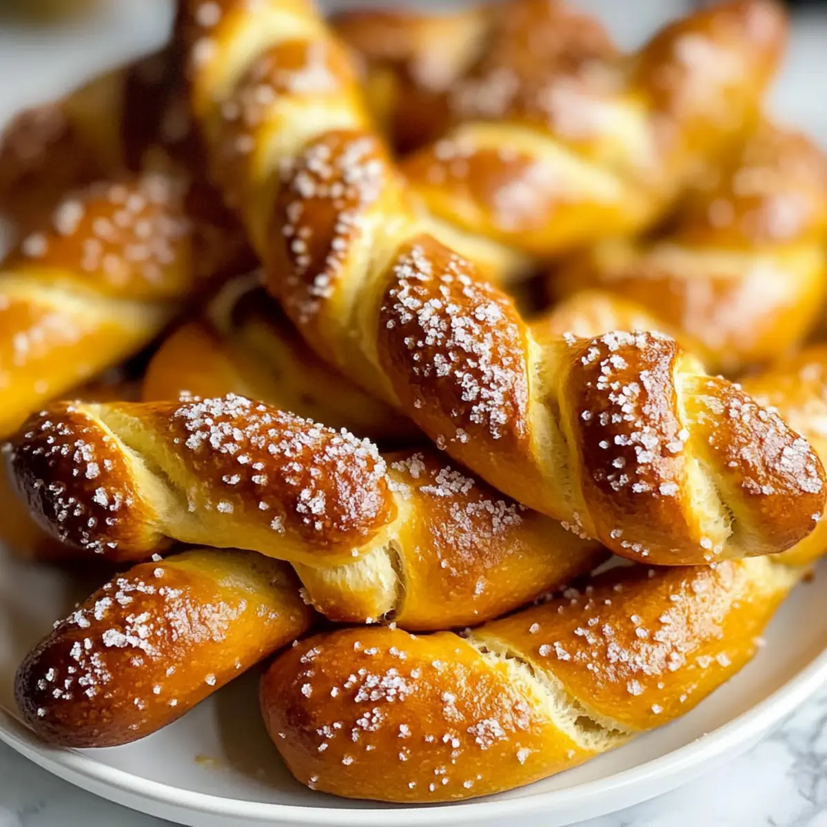 German Soft Pretzel Sticks