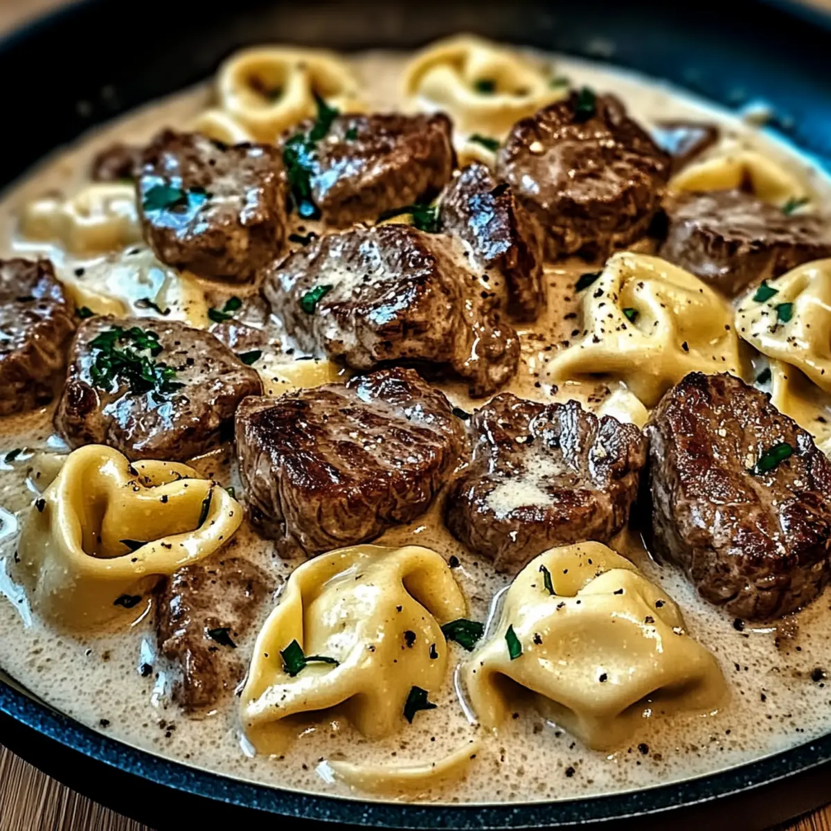 Garlic Steak Tortellini