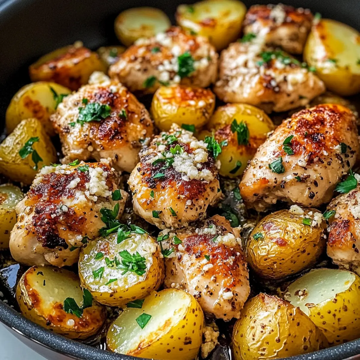 Garlic Parmesan Chicken and Potatoes