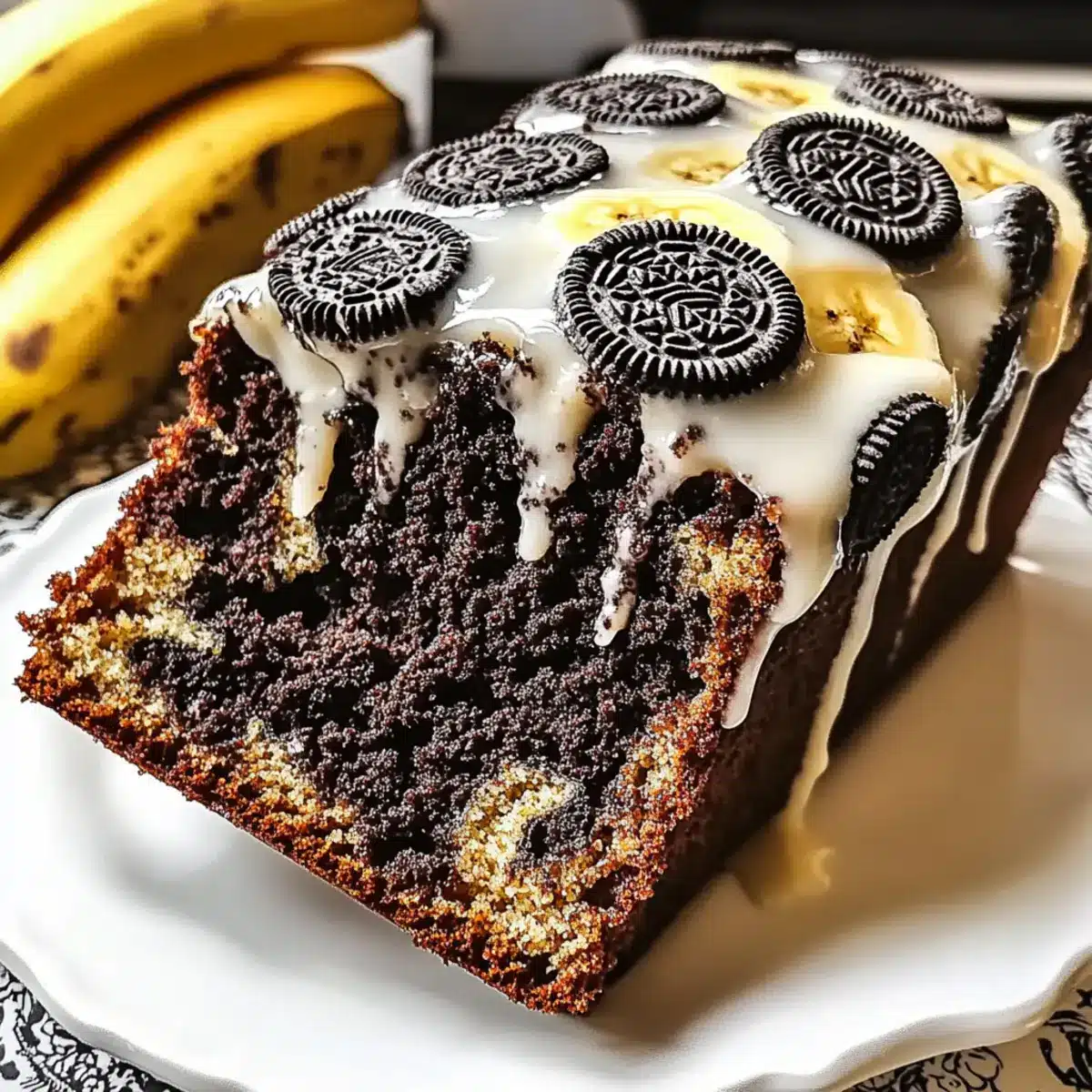 Oreo Banana Bread