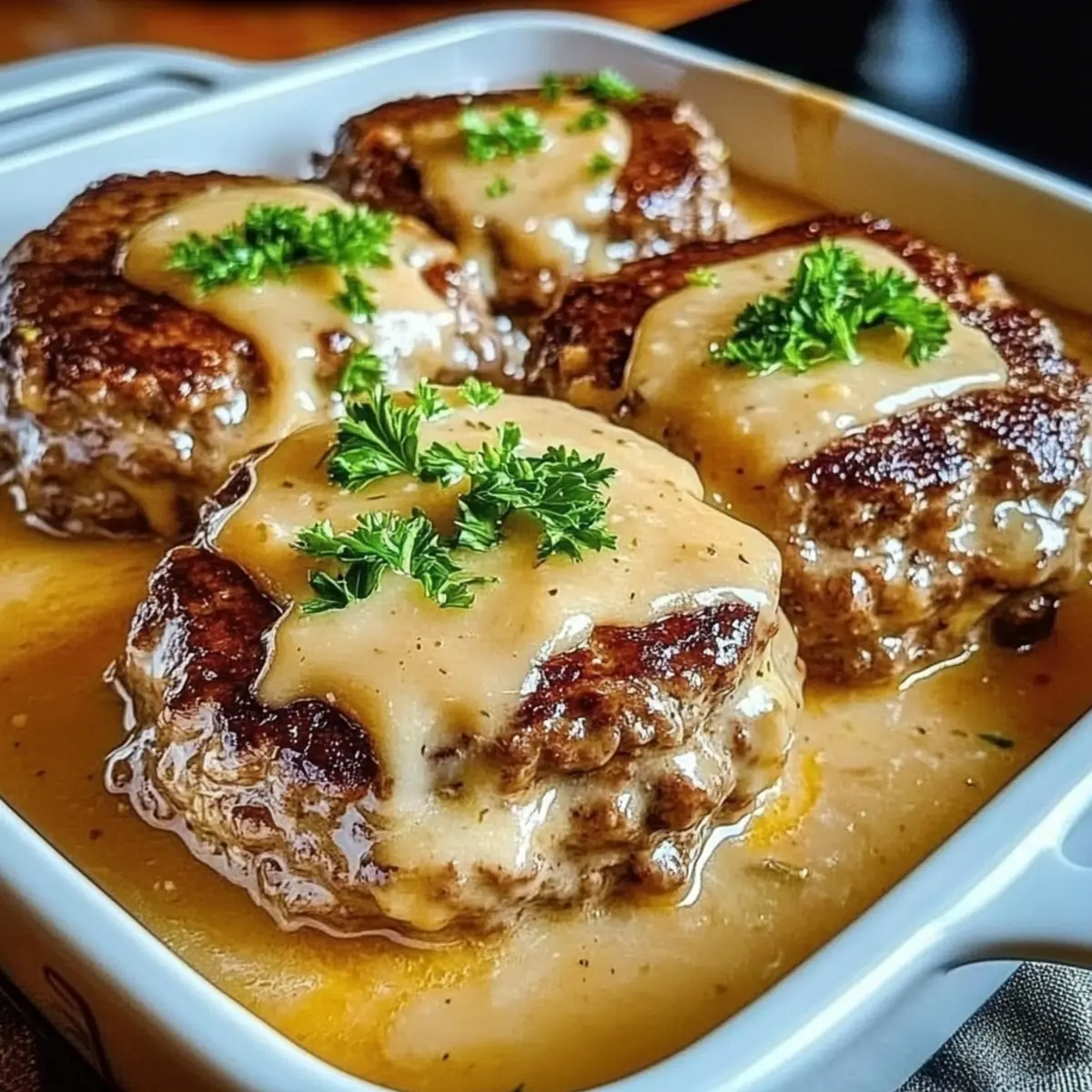 Amish Hamburger Steak Bake