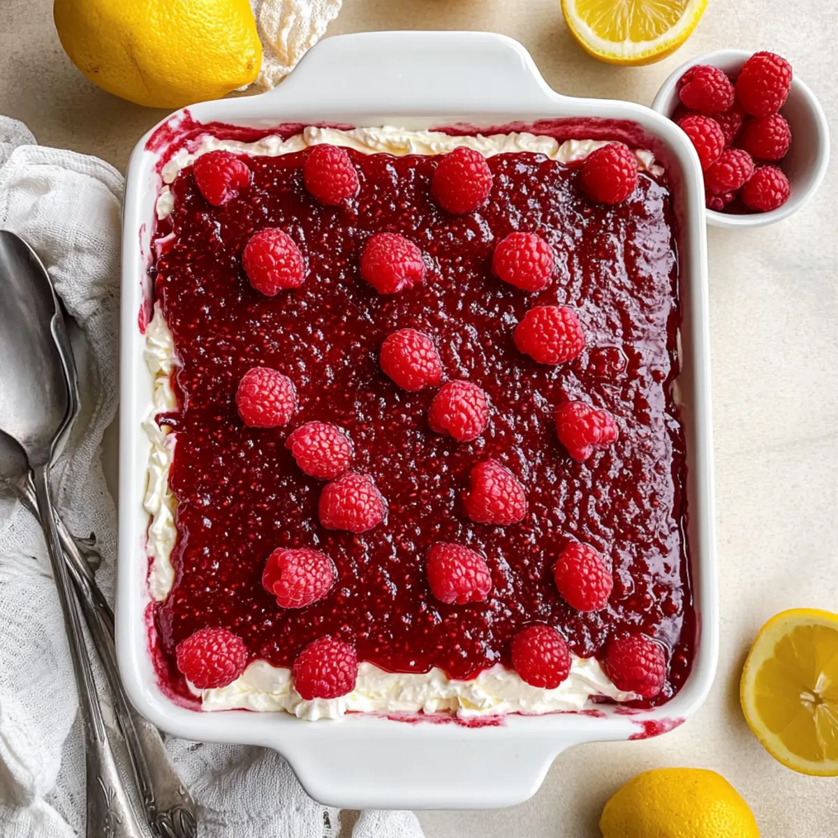 Fresh Raspberry Tiramisu