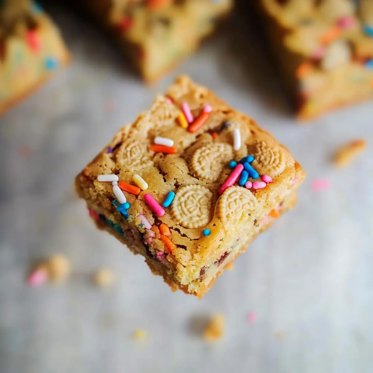 Birthday Golden Oreo Blondies