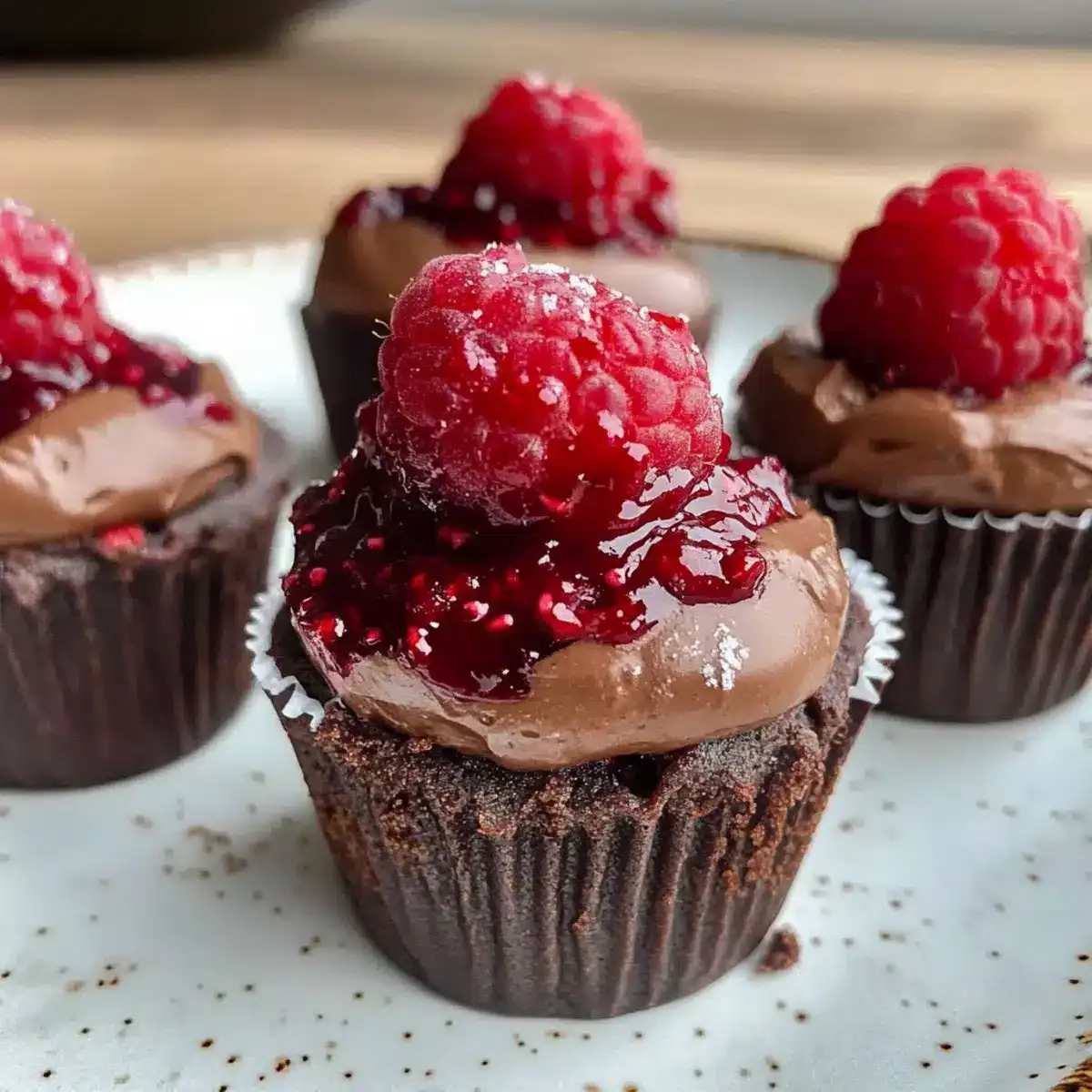 Marry Me No Bake Raspberry Chocolate Mousse Cups