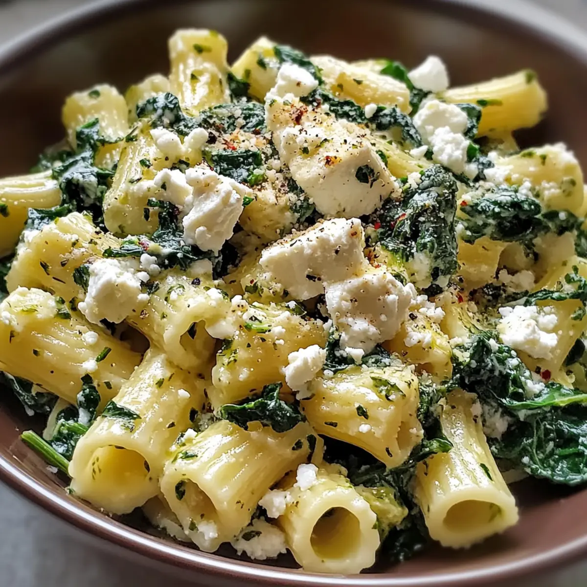 Spinach and Feta Pasta