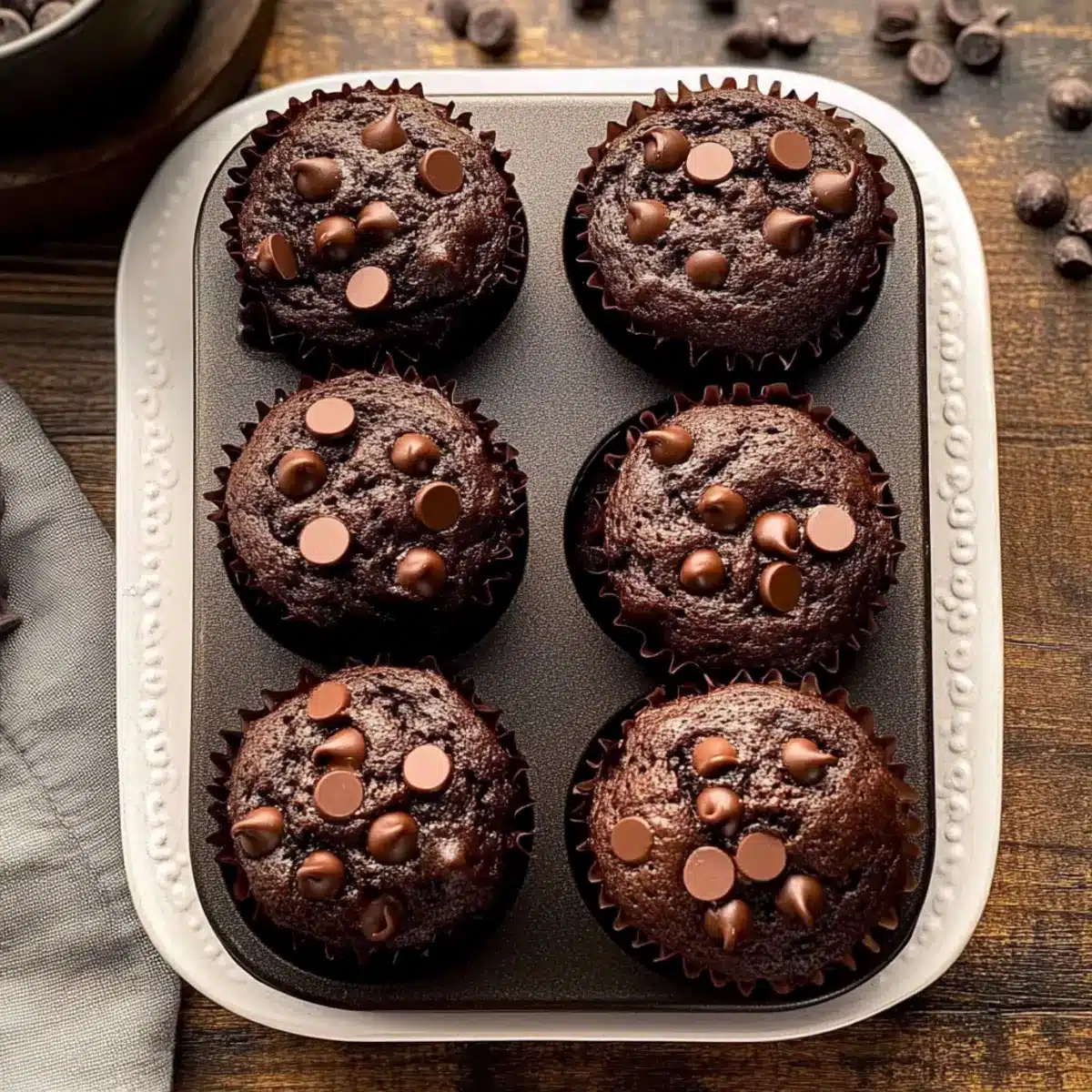 Double Chocolate Muffins