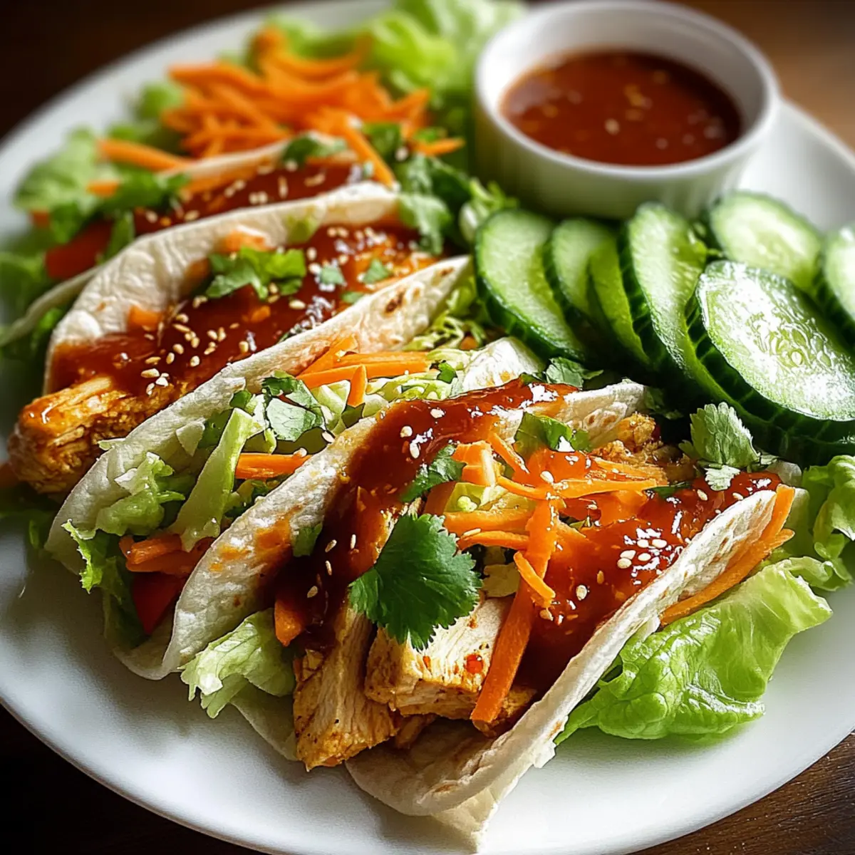 Sweet Chili Chicken Wraps