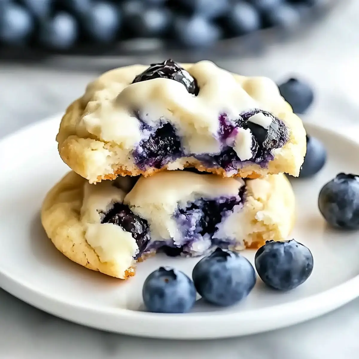Blueberry Cheesecake Cookies
