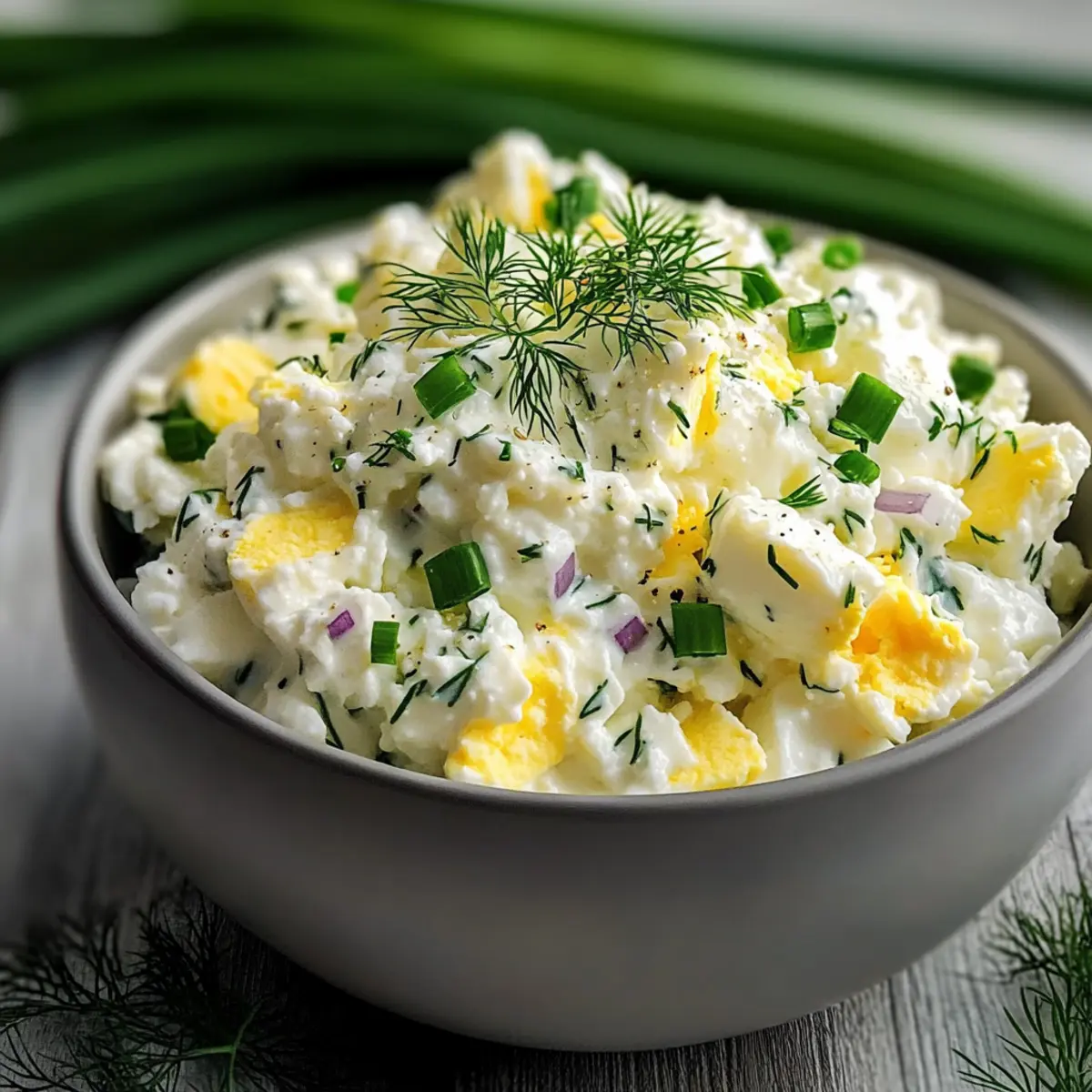 Cottage Cheese Egg Salad No Mayo