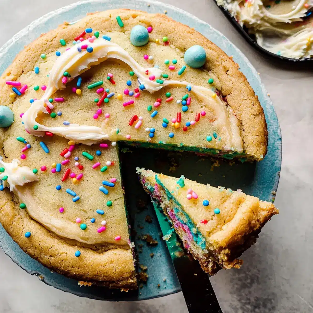 Funfetti Sugar Cookie Cake