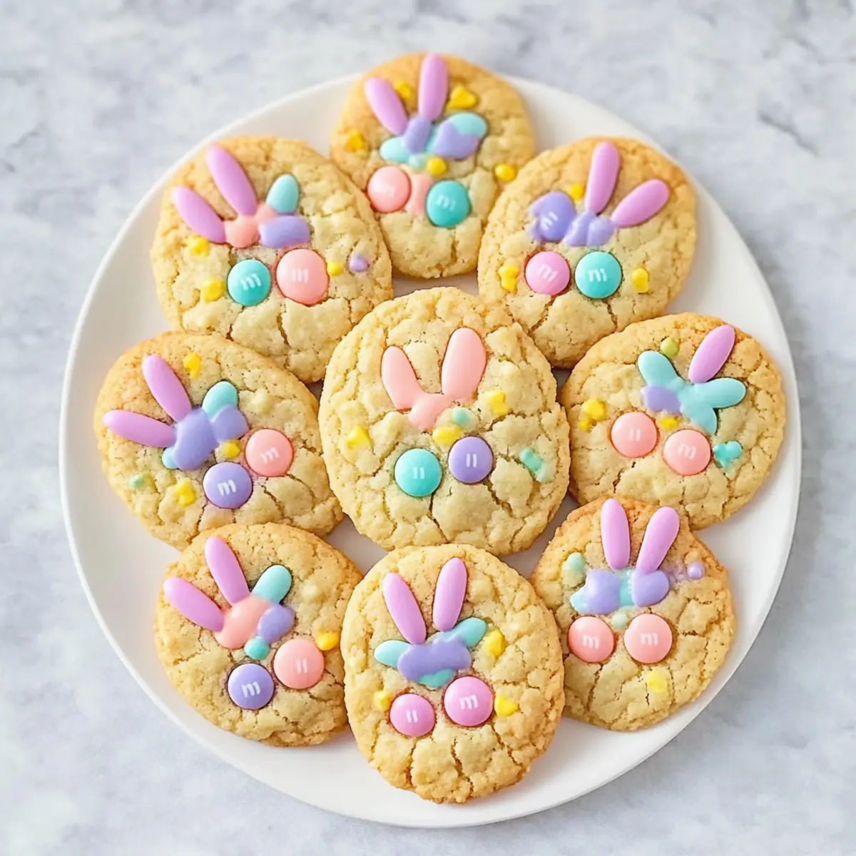 M&M Bunny Cookies