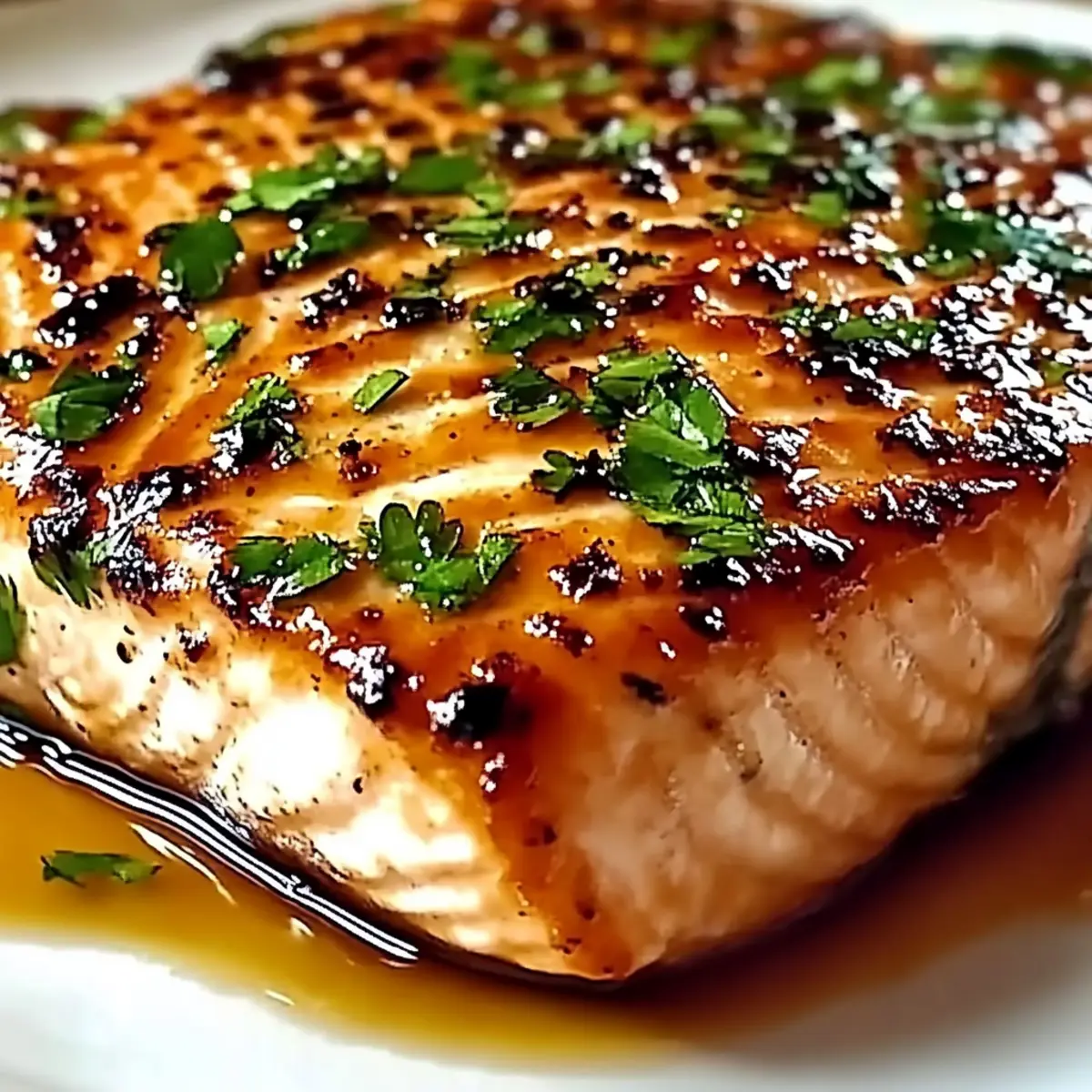 Texas Roadhouse Style Baked Salmon