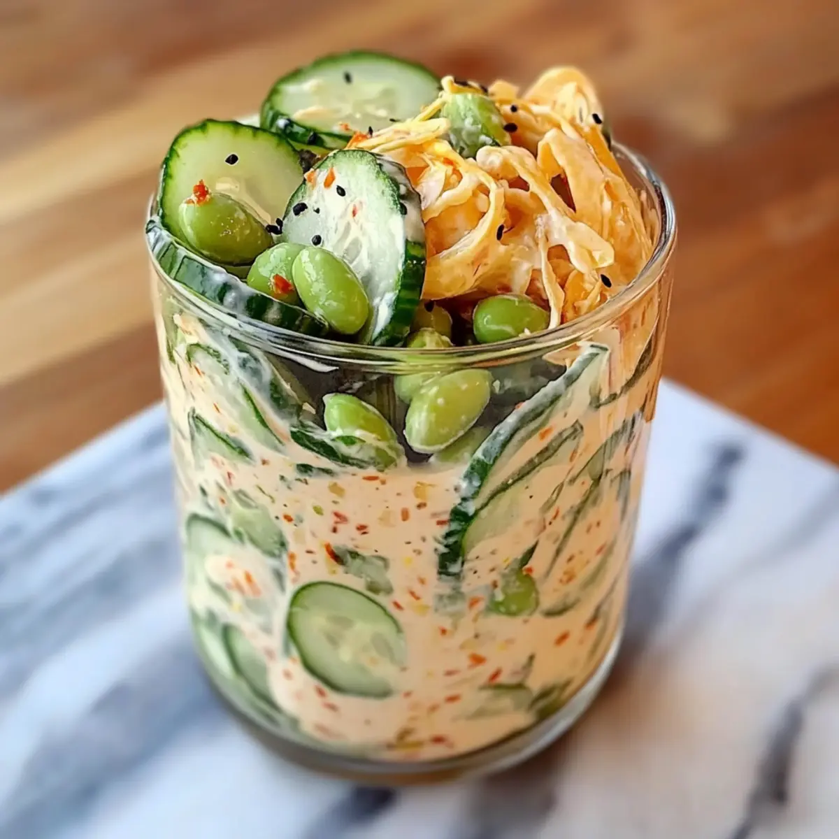 Asian Cucumber Salad Bowl