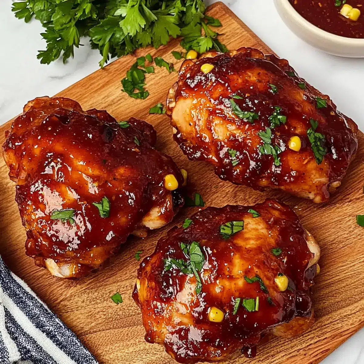 BBQ Chicken Thighs