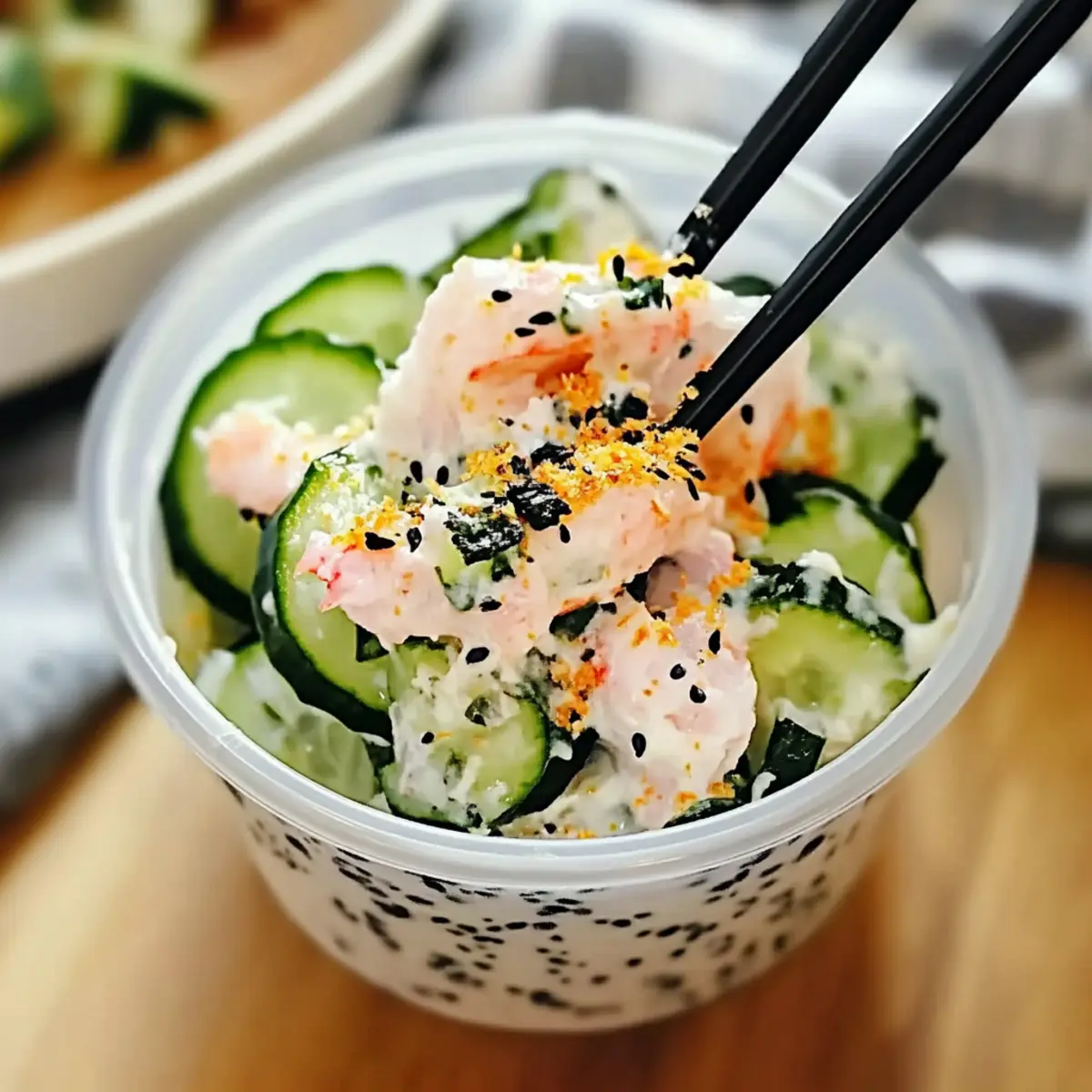 Sushi Cucumber Salad: Refreshing Crunch in Every Bite