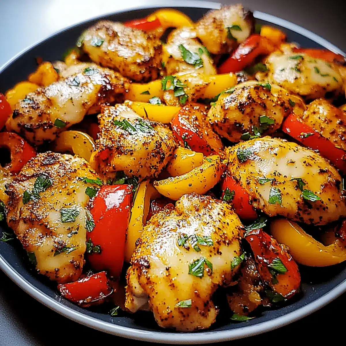 Cajun Chicken with Bell Peppers