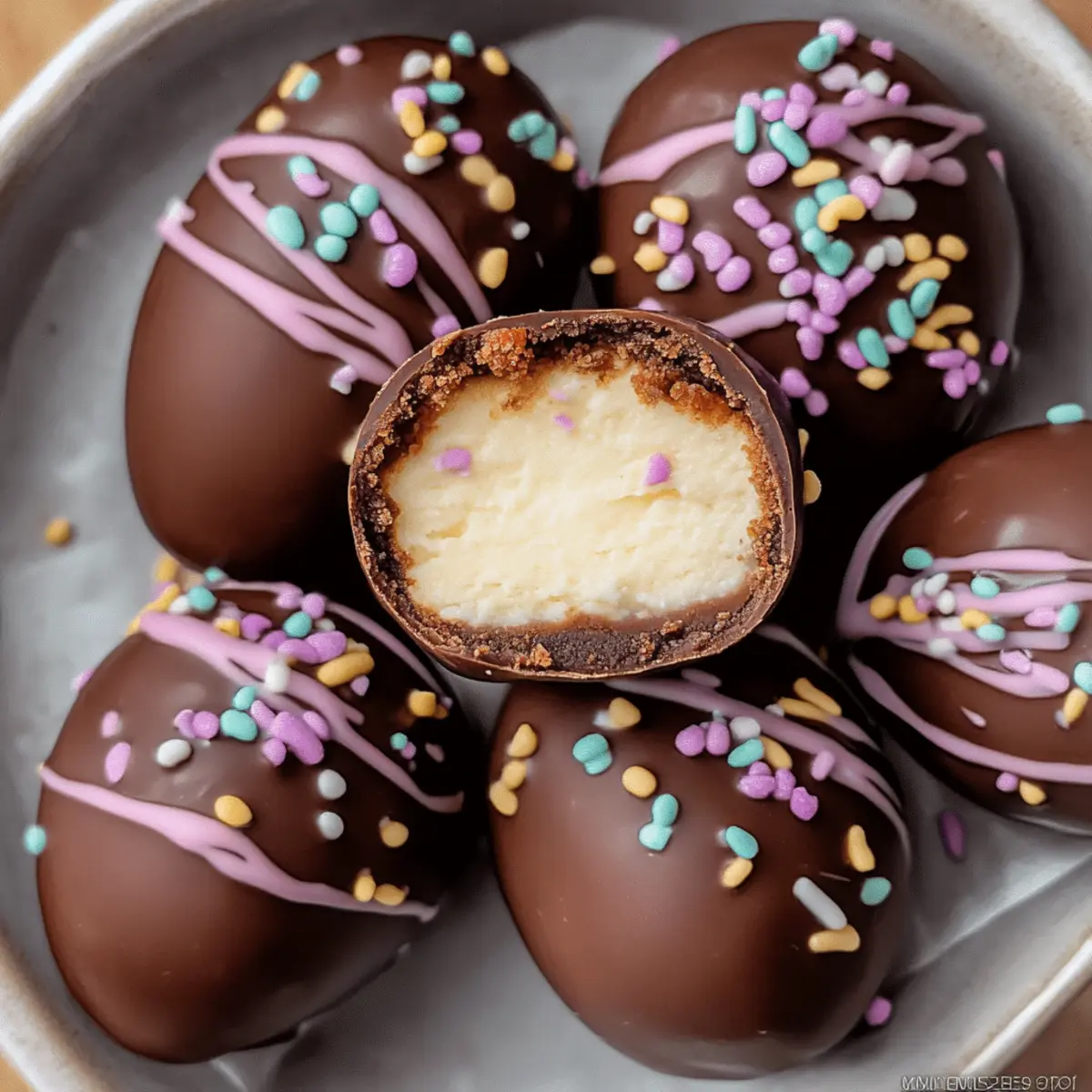 Easter Egg Cheesecake
